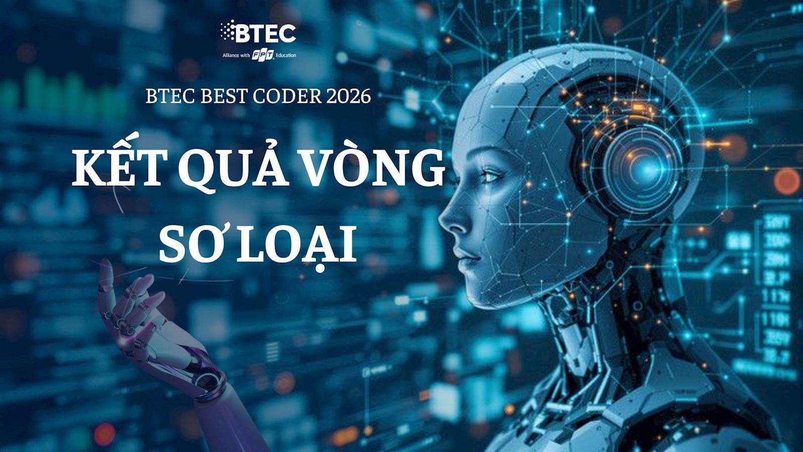 CONGRATULATIONS TO CHATBOT FIT HUCE FOR ADVANCING TO THE FINALS OF BTEC BEST CODER 2026