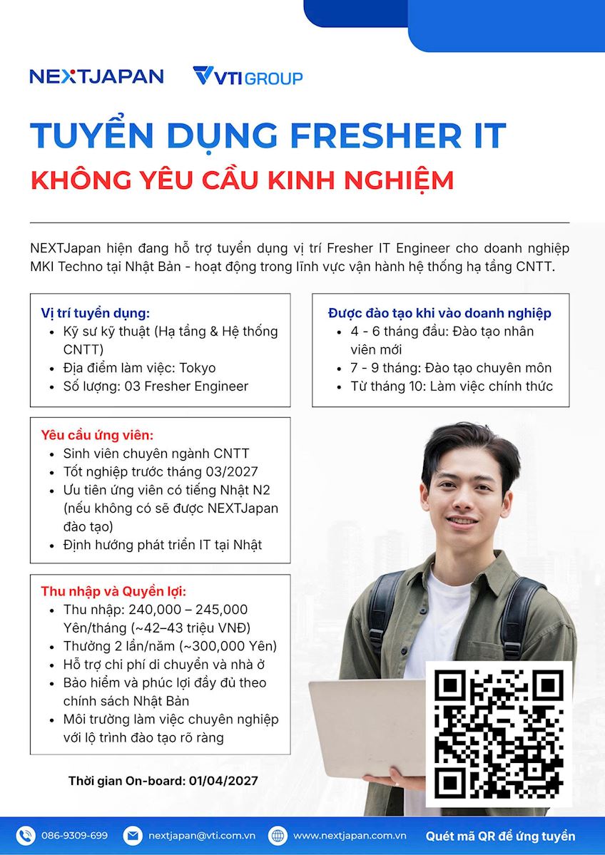 OPPORTUNITY FOR IT STUDENTS: DEVOPS & WORK IN JAPAN WITH VTI